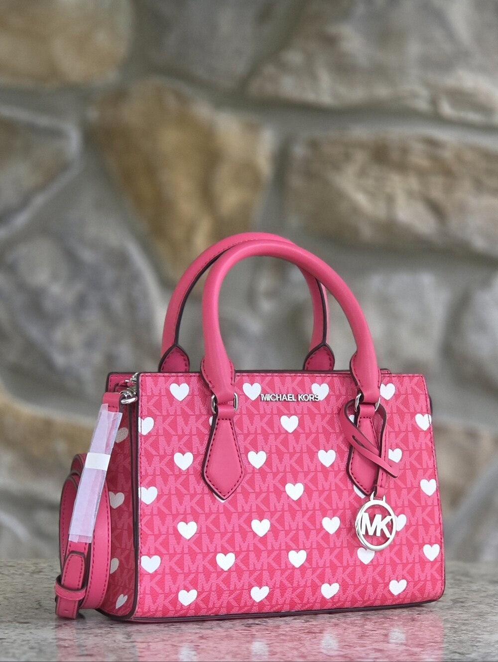 Michael Kors Sheila Small Pink Crossbody